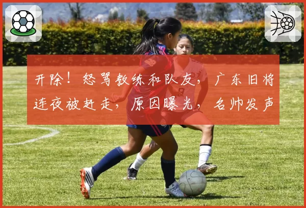 开除！怒骂教练和队友，广东旧将连夜被赶走，原因曝光，名帅发声